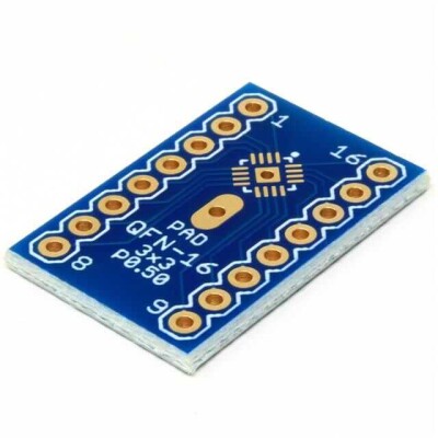 SMD to DIP QFN 16 0.100