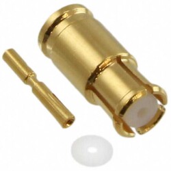 SMP Connector Jack, Female Socket 50 Ohms Free Hanging (In-Line) Solder - Amphenol RF