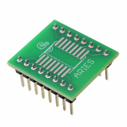SOCKET ADAPTER SOIC-W TO 16DIP - Aries Electronics