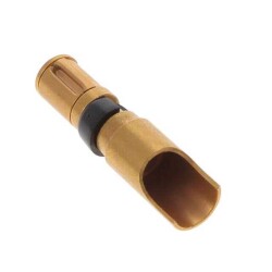 Socket Contact Gold Solder Cup 8 AWG Power, Machined - Amphenol Positronic