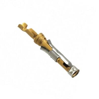 Socket Contact Gold Crimp 24-26 AWG Stamped - 1