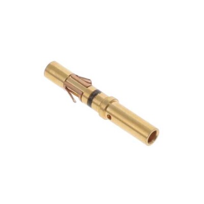Socket Contact Gold Crimp 16 AWG Machined - 1