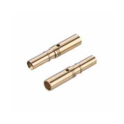 Socket Contact Gold 24-28 AWG Crimp Machined - 1