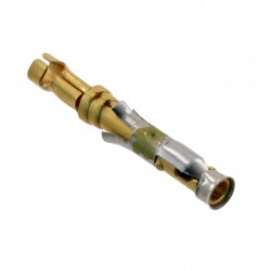 Socket Contact Gold or PdNi +Gold Solder 20-26 AWG Stamped - TE Connectivity AMP Connectors