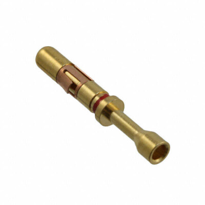 Socket Contact Gold Crimp 24-26 AWG Machined - 1