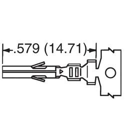 Socket Contact Tin 18-24 AWG Crimp Power - 2