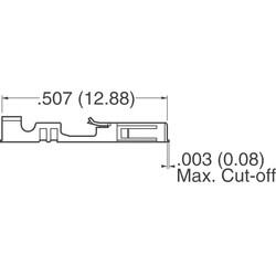 Socket Contact Tin 22-24 AWG Crimp - Molex (1)