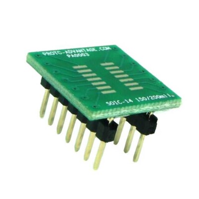 SOIC-14 TO DIP-14 SMT ADAPTER - 1