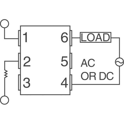 Solid State SPST-NO (1 Form A) 4-DIP (0.300