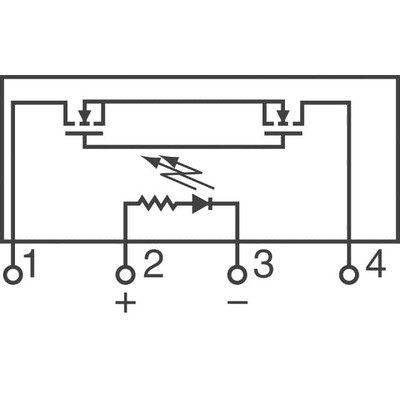 Solid State SPST-NO (1 Form A) 8-SIP, 4 Leads - 2