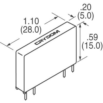 Solid State SPST-NO (1 Form A) 4-SIP - 2