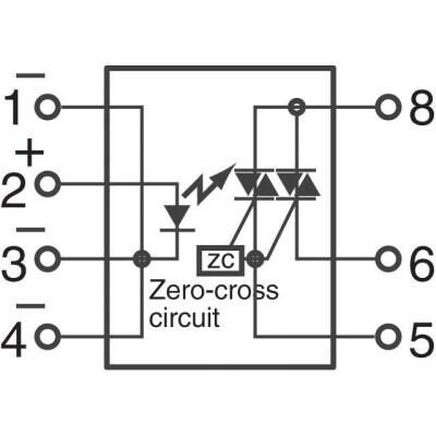 Solid State SPST-NO (1 Form A) 8-DIP (0.300