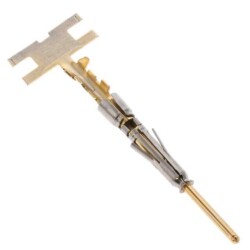 Pin Contact 24-26 AWG Size 20 Crimp Gold - Amphenol Sine Systems Corp