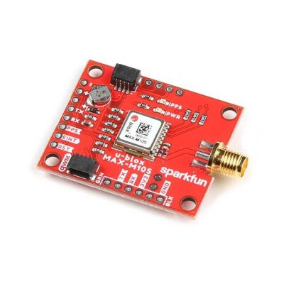 MAX-M10S Global Navigation Satellite System (GNSS) RF Qwiic Platform Evaluation Expansion Board - 1