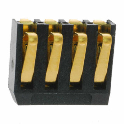 4 Position Spring Compression Contact, Male Connector Surface Mount - 1