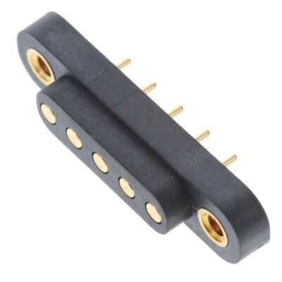 5 Position Spring Mating Target Connector Through Hole - 1