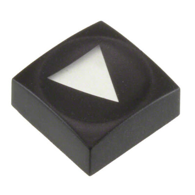 Square Tactile Switch Cap Black Snap Fit - 1