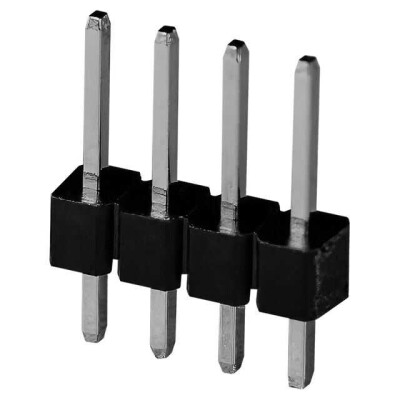 Connector Header Through Hole 4 position 0.100