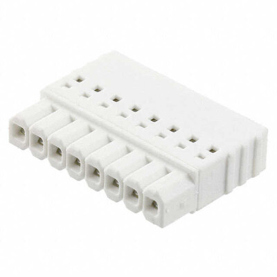 SSL Connector 8 Position Plug, Female Sockets Board to Cable/Wire 0.098