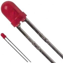 Red LED Indication - Discrete 2V Radial - Lumex Opto Components Inc.