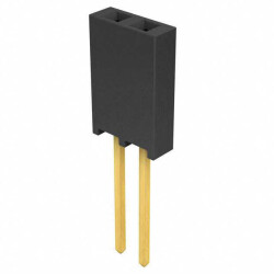 2 Position Receptacle Connector 0.100