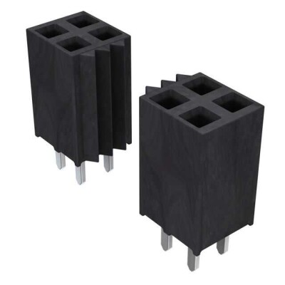 50 Position Receptacle Connector 0.100