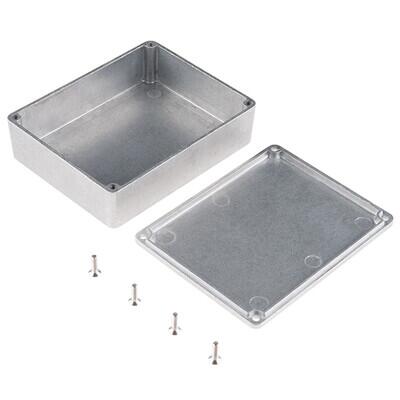 Stomp Box Metal, Aluminum Unpainted Cover Included 4.724