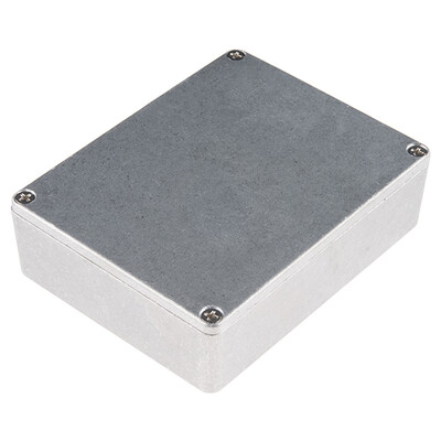 Stomp Box Metal, Aluminum Unpainted Cover Included 4.724