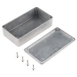 Stomp Box Metal, Aluminum Unpainted Cover Included 4.409