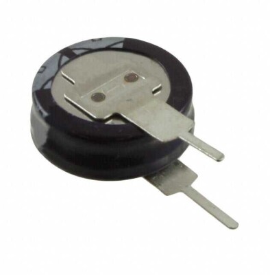 330 mF (EDLC) Supercapacitor 5.5 V Axial, Can - Vertical 75Ohm 1000 Hrs @ 70°C - 1