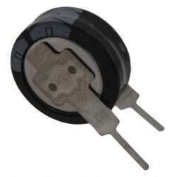 330 mF (EDLC) Supercapacitor 5.5 V Axial, Can - Vertical 150Ohm 1000 Hrs @ 85°C - Elna America