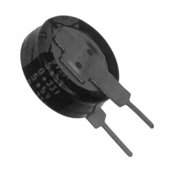 330 mF (EDLC) Supercapacitor 5.5 V Axial, Can - Vertical 150Ohm 1000 Hrs @ 85°C - Elna America (1)