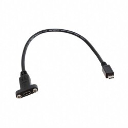USB 2.0, USB 10Gbps (USB 3.1, USB 3.x Gen 2, Superspeed+) Cable C Female to Micro B Male 0.98' (300.0mm) Unshielded - Adafruit Industries LLC