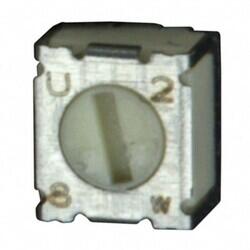 10 Ohms 0.1W, 1/10W J Lead Surface Mount Trimmer Potentiometer Cermet 1.0 Turn Top Adjustment - Bourns Inc.