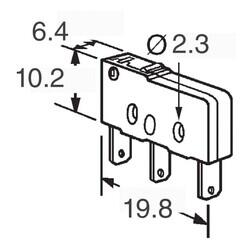 Switch SPDT Chassis Mount - 3