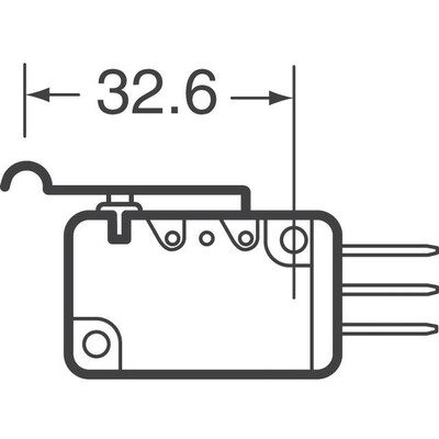 Switch SPDT Chassis Mount - 3