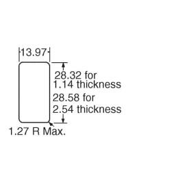 Switch SPDT Panel Mount, Snap-In - 2