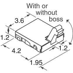 Switch SPST-NO Surface Mount, Right Angle - 5