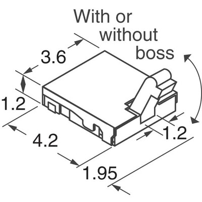 Switch SPST-NO Surface Mount, Right Angle - 5