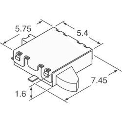 Switch SPST-NO Surface Mount, Right Angle - 2