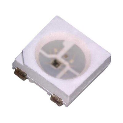 Red, Green, Blue (RGB) 623nm Red, 525nm Green, 465nm Blue LED Indication - Discrete 2.15V Red, 2.7V Green, 2.85V Blue 4-SMD, J-Lead - 1