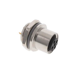 2 Position Circular Connector Plug, Female Sockets Solder Cup - TE Connectivity AMP Connectors