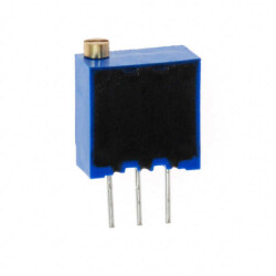 200 Ohms 0.5W, 1/2W PC Pins Through Hole Trimmer Potentiometer Cermet 21.0 Turn Top Adjustment - Vishay Sfernice