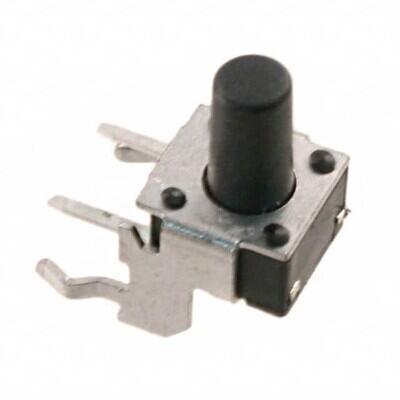 Tactile Switch SPST-NO Side Actuated Through Hole, Right Angle - 1