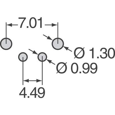 Tactile Switch SPST-NO Side Actuated Through Hole, Right Angle - 3