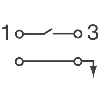 Tactile Switch SPST-NO Side Actuated Through Hole, Right Angle - 4