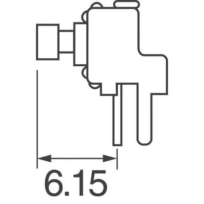 Tactile Switch SPST-NO Side Actuated Through Hole, Right Angle - 2