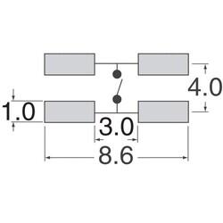 Tactile Switch SPST-NO Top Actuated Surface Mount - 3