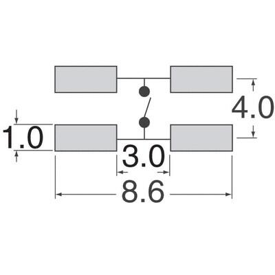 Tactile Switch SPST-NO Top Actuated Surface Mount - 3