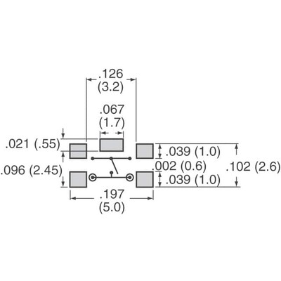 Tactile Switch SPST-NO Top Actuated Surface Mount - 3